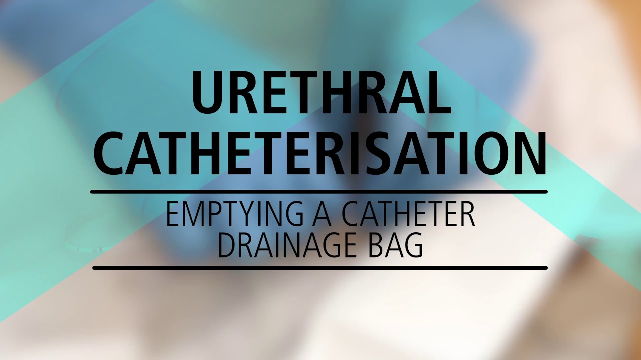 Urethral Catheterisation - Emptying a Catheter Drainage Bag