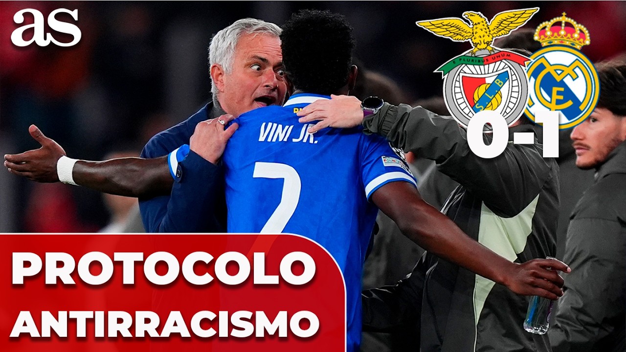 LÍO TREMENDO EN DA LUZ: PROTOCOLO ANTIRACISMO tras el GOL DE VINICIUS | BENFICA 0 - REAL MADRID 1