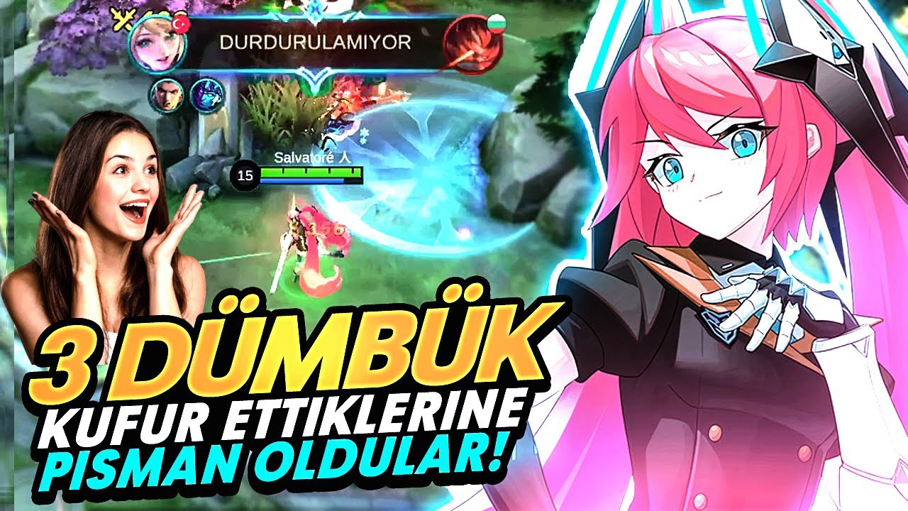LAYLA ALDIM DİYE KÜFÜRLER EDEN TAKIM BÜYÜK G*T OLDU!! | 3 DÜMBÜK NASIL TAŞINIR?! | MOBİLE LEGENDS
