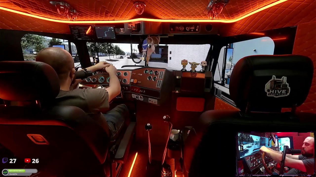 LIVE ATS | Realistic Trucking in My DIY Home Simulator Rig