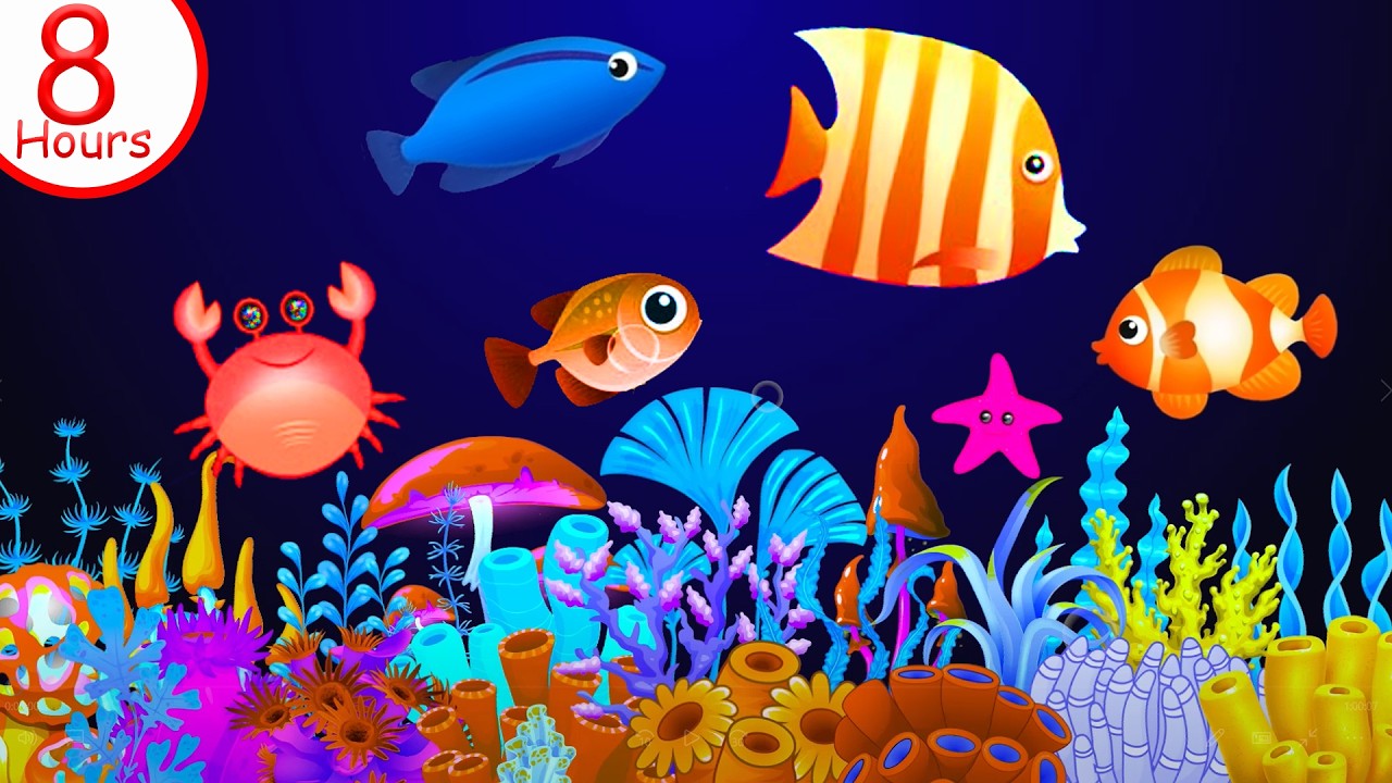 Bedtime Lullabies and Calming Undersea Animation ♫ Baby Lullaby #173