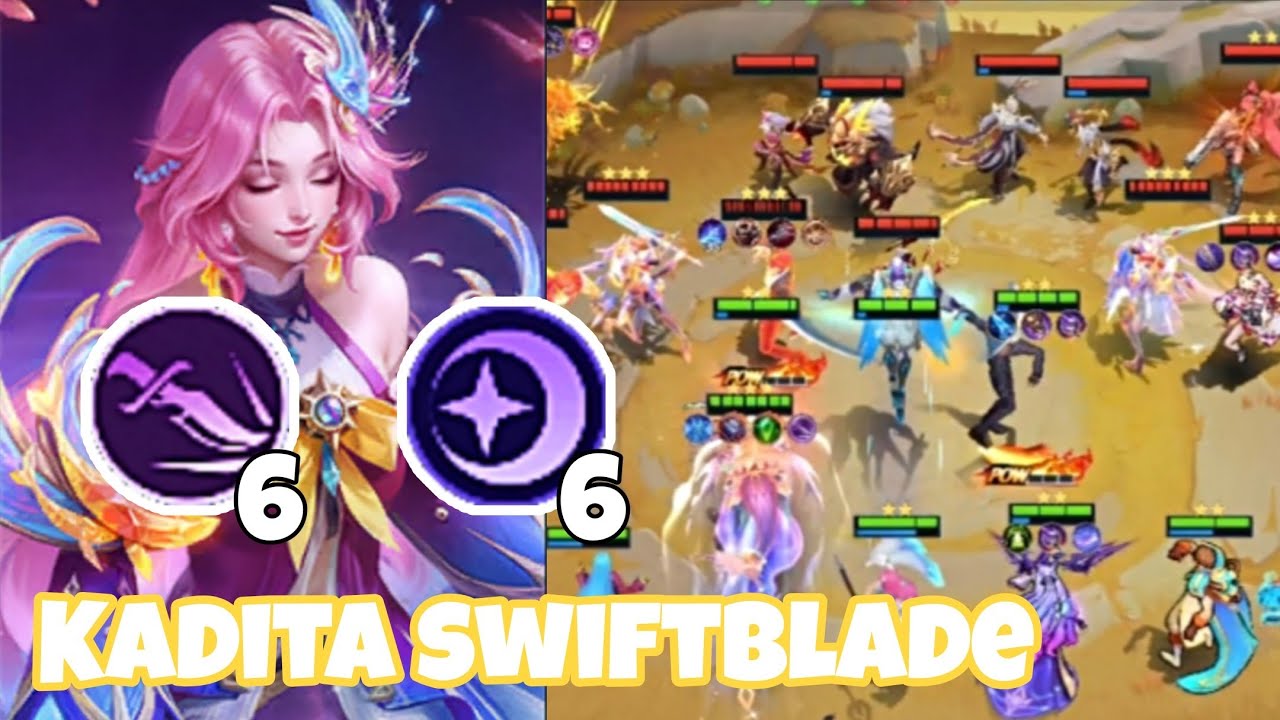 I tried Kadita with Swiftblade synergy... | Magic Chess: GO GO