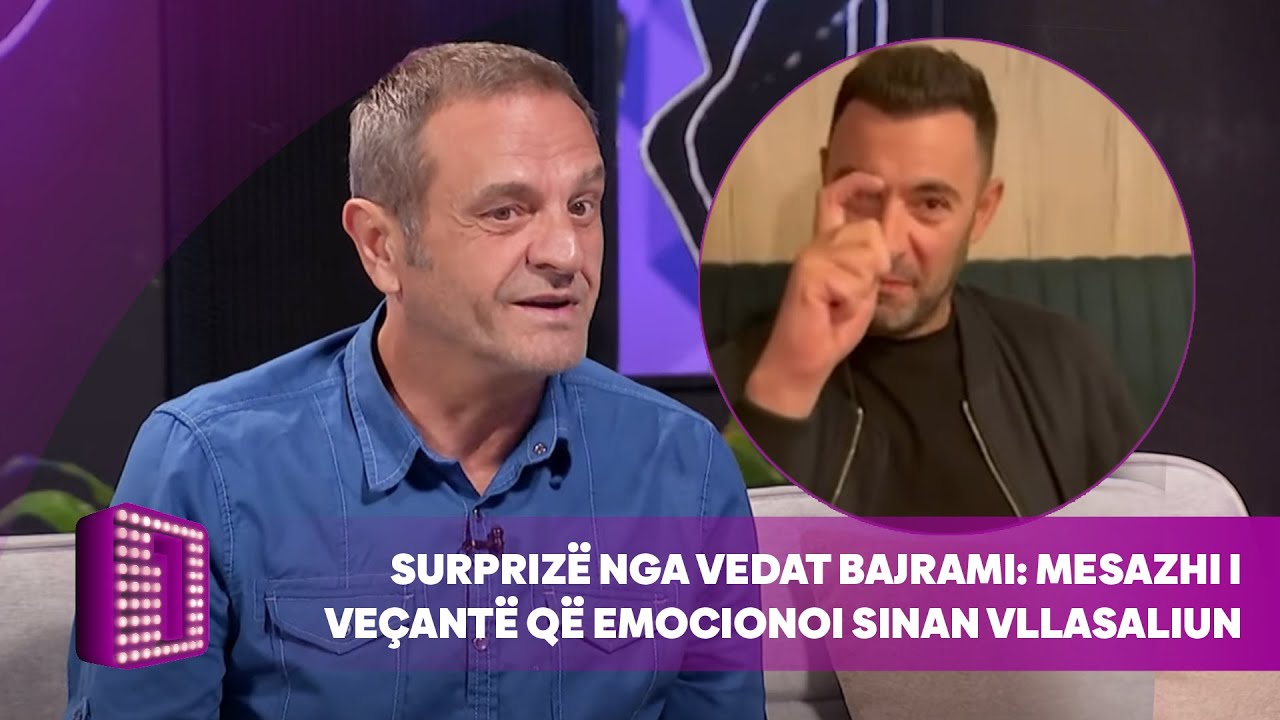 Surpriz&euml; nga Vedat Bajrami: Mesazhi i ve&ccedil;ant&euml; q&euml; emocionoi Sinan Vllasaliun