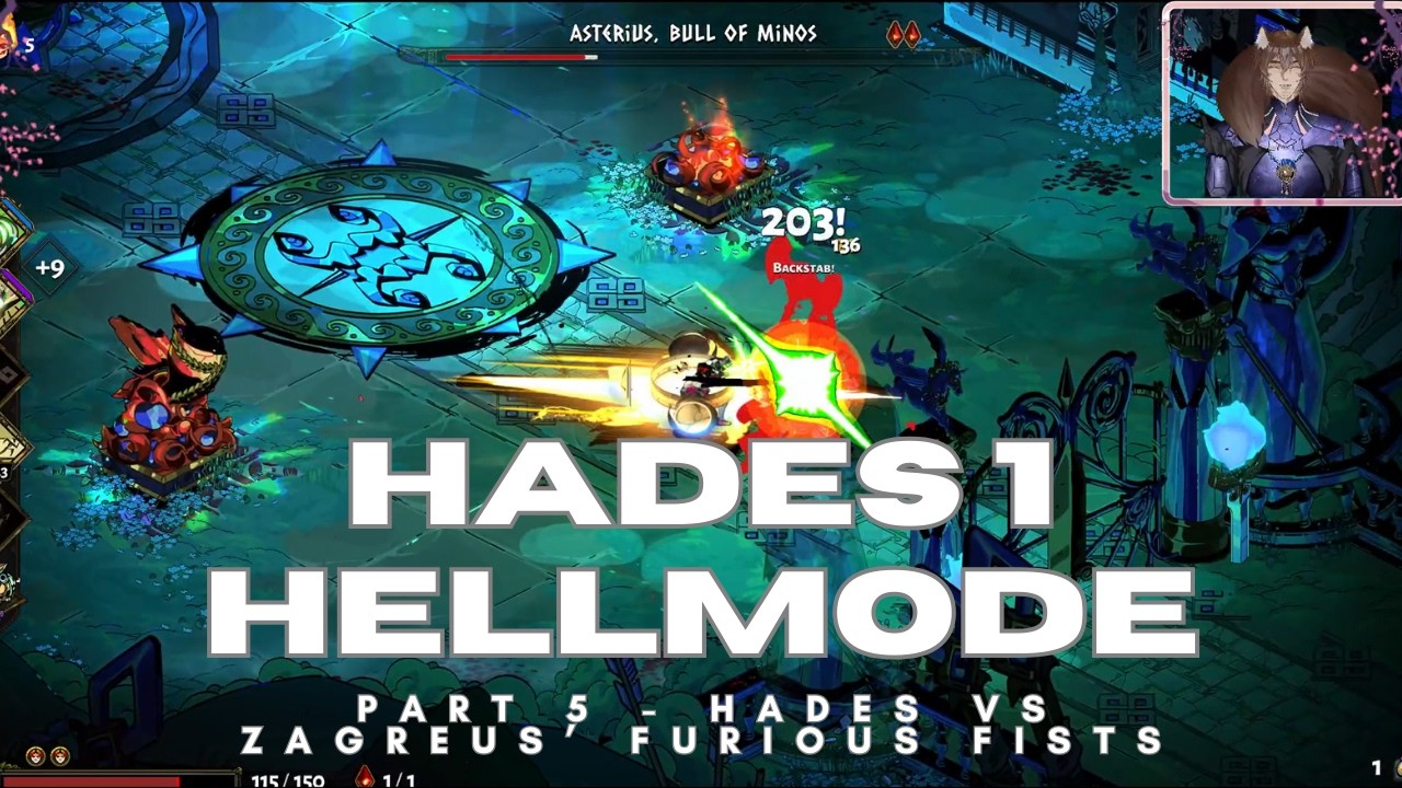 Hades 1 Hellmode Part 5 -  Hades VS Zagreus' Furious Fists