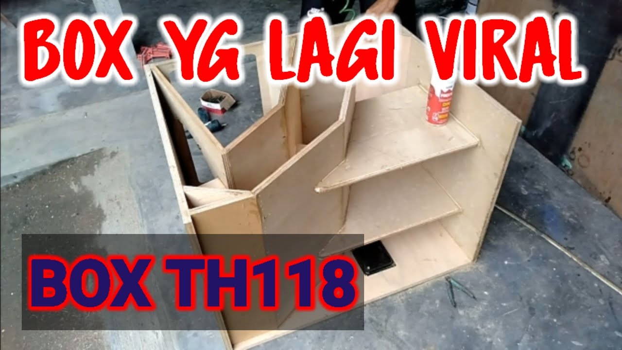 PROSES PERAKITAN BOX TH118 BOX HORN LOADED