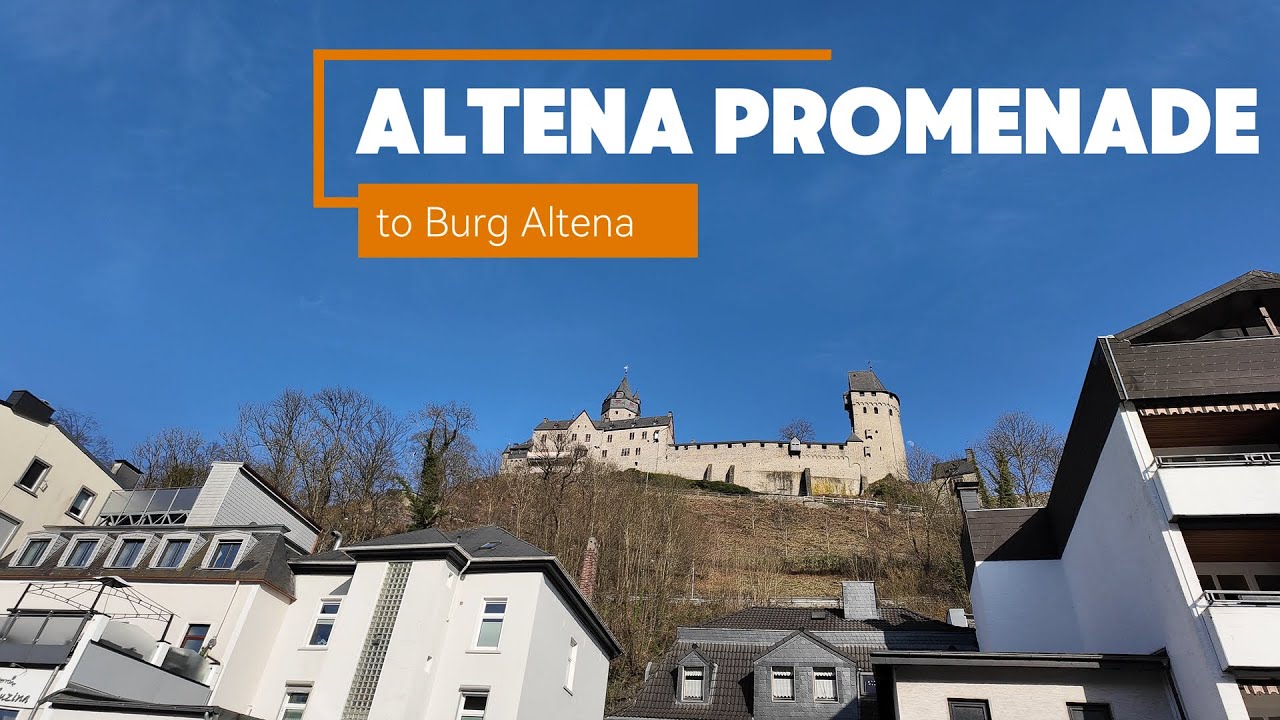 Altena Castle Walk – From Promenade to Fortress with Lofi Music | 4K