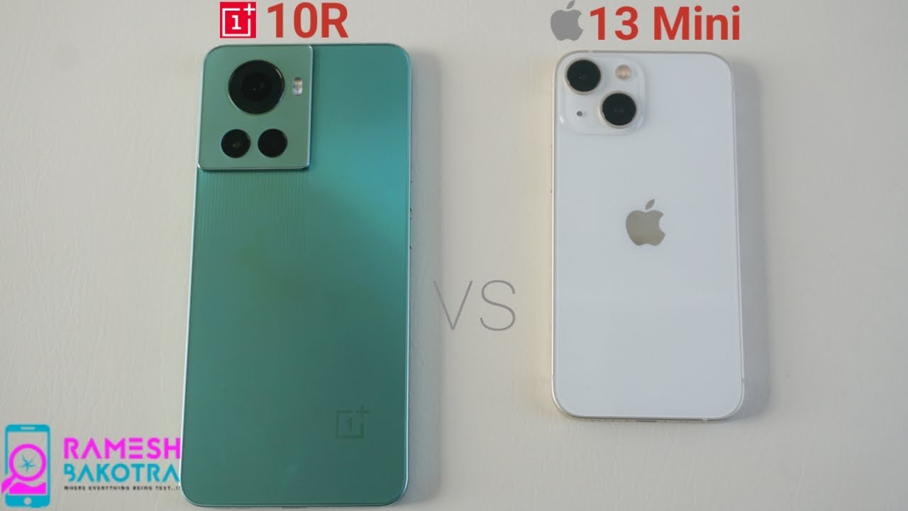 OnePlus 10R 5g vs iPhone 13 Mini Speed Test and Camera comparison