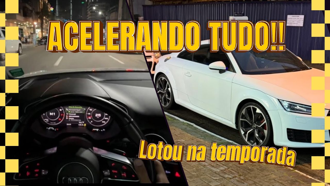 Audi TT em itapema em plena temporada 