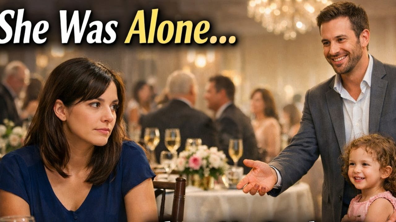 A Wedding Full of Guests, But She Was Alone — Then a Single Dad Spoke Up |Kindness story Hub