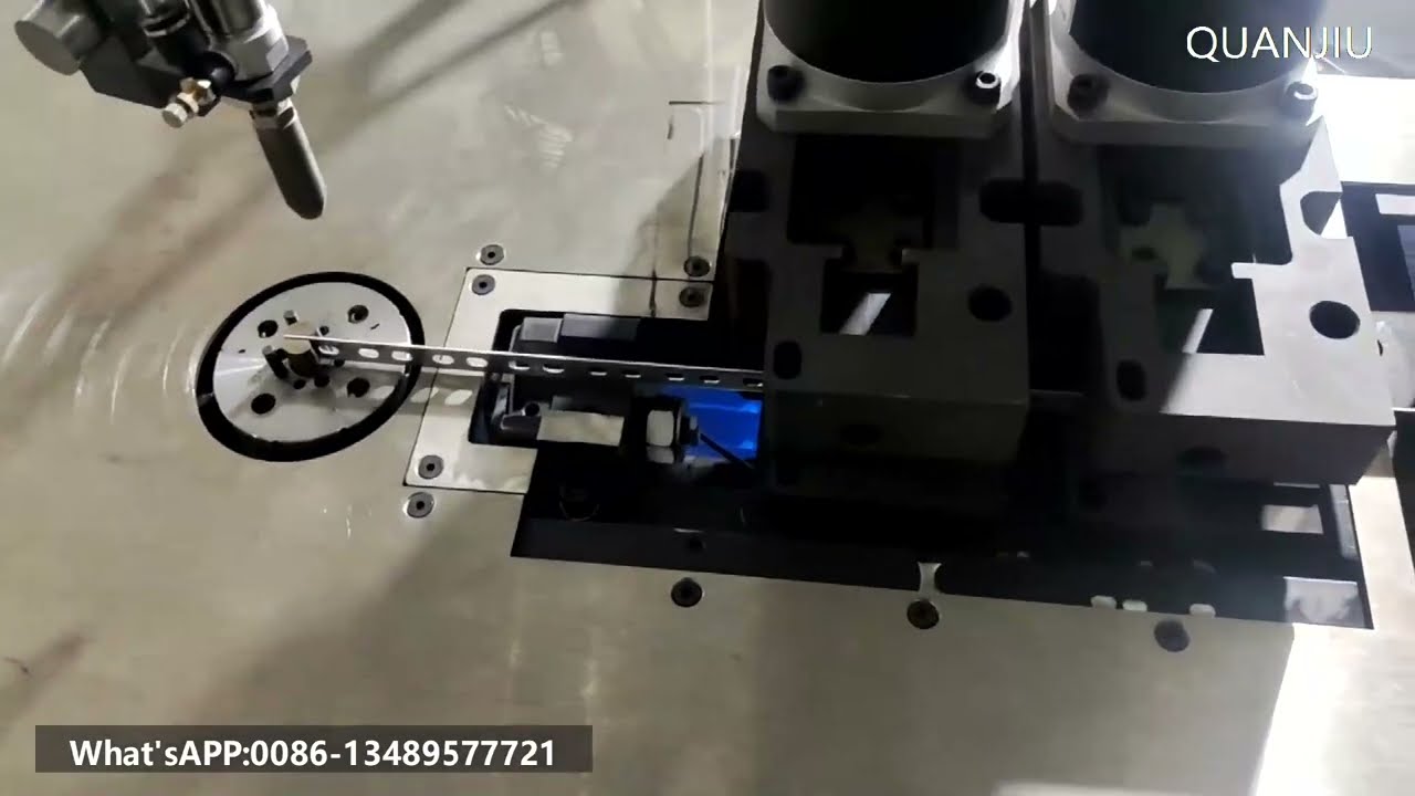 Customized Conveyor Belt Automatic CNC Stainless Steel Wire Bending with Hole Punching Machine