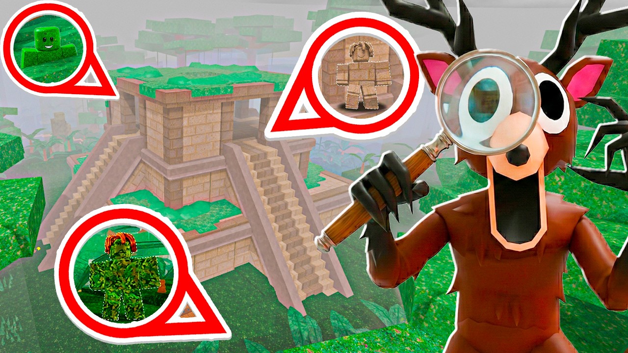 ПРЯТКИ в ДЖУНГЛЯХ 99 ночей в ROBLOX!
