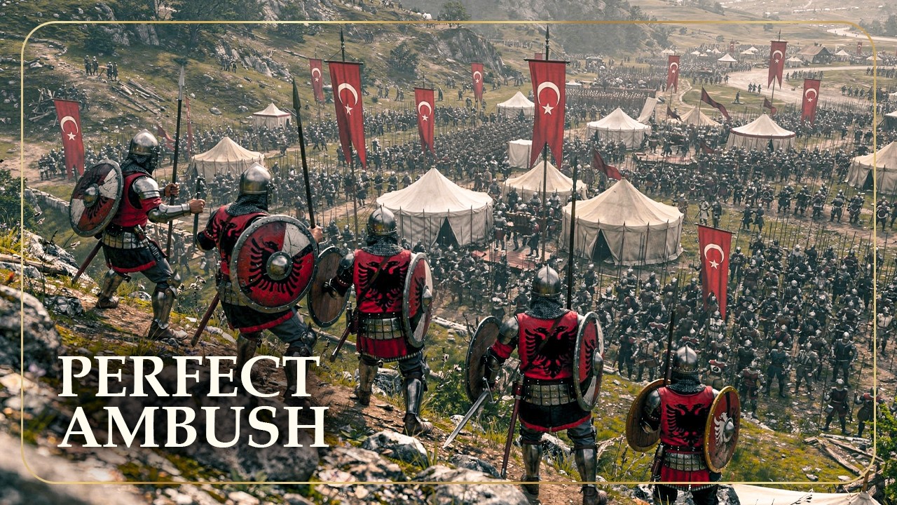 Albulena 1457 – The Greatest Ambush in History: How 8,000 Soldiers Crushed 40,000 Ottomans Troops