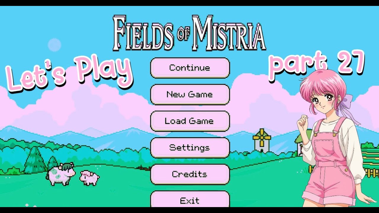 Let's Play Fields of Mistria - part 27 ~ mining for silver!