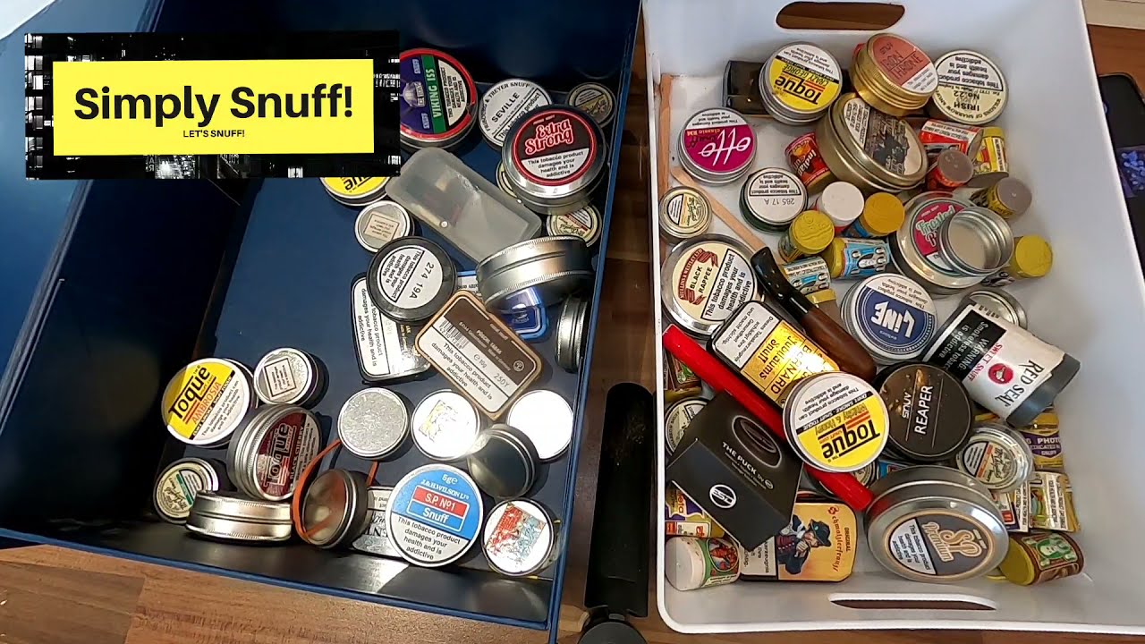 TOTAL CHAOS! How I STORE My Nasal Snuffs.