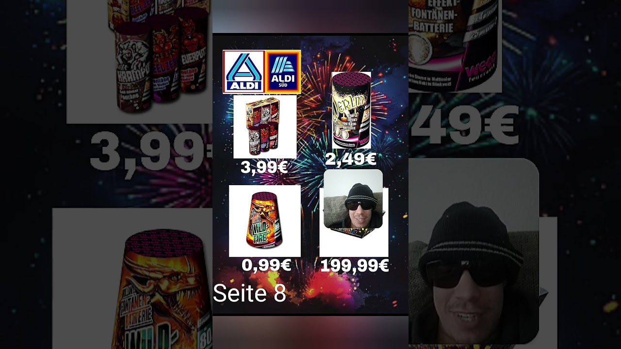 Aldi Feuerwerk Prospekt mit Hammer Angebote (mehr in der Beschreibung...)🙃