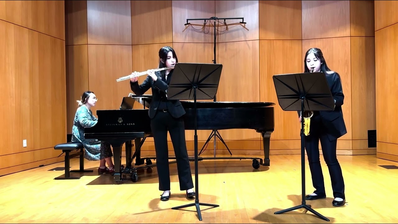 Trio for Flute, Alto Saxophone and Piano: II. Adagio by Russell Peterson
