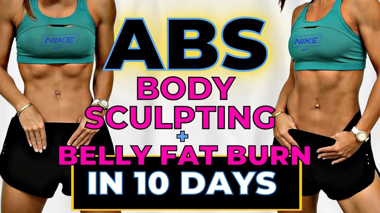30 min INTENSE FAT BURNING WORKOUT (body sculpting, melt belly fat, sexy abs) | 10 DAY ABS Challenge