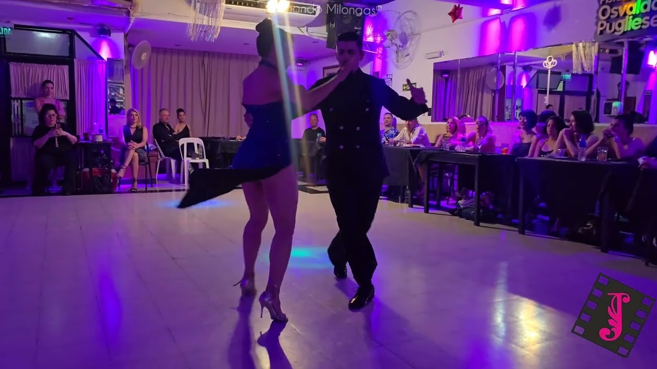 Bailan! KATHERINE LAITON & JOAQUIN BESGA | Tango Argentino |  Junando Milongas®