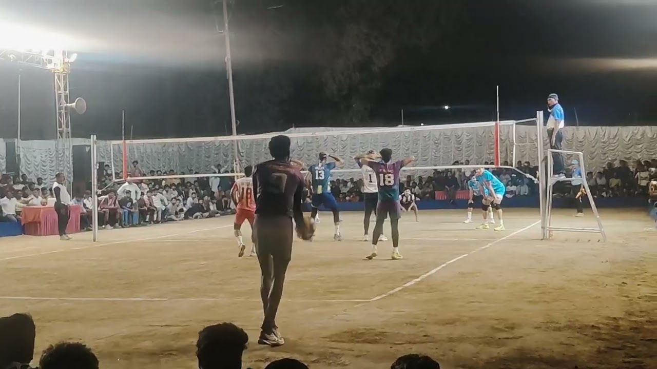 Volleyball Match (Eastern Railway vs Saeed Alam, Mugni, Srk)