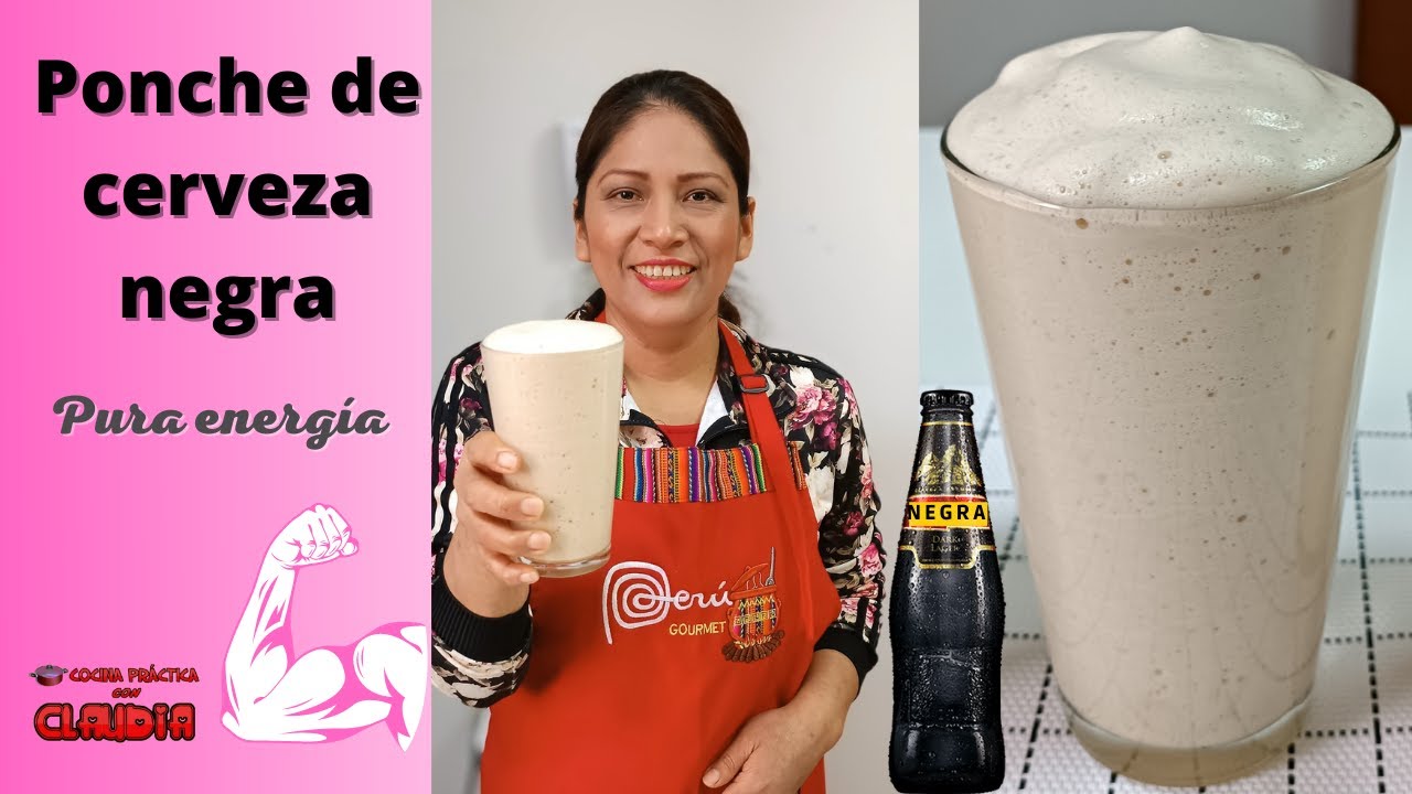 PONCHE DE CERVEZA NEGRA ¡PURA ENERGÍA!