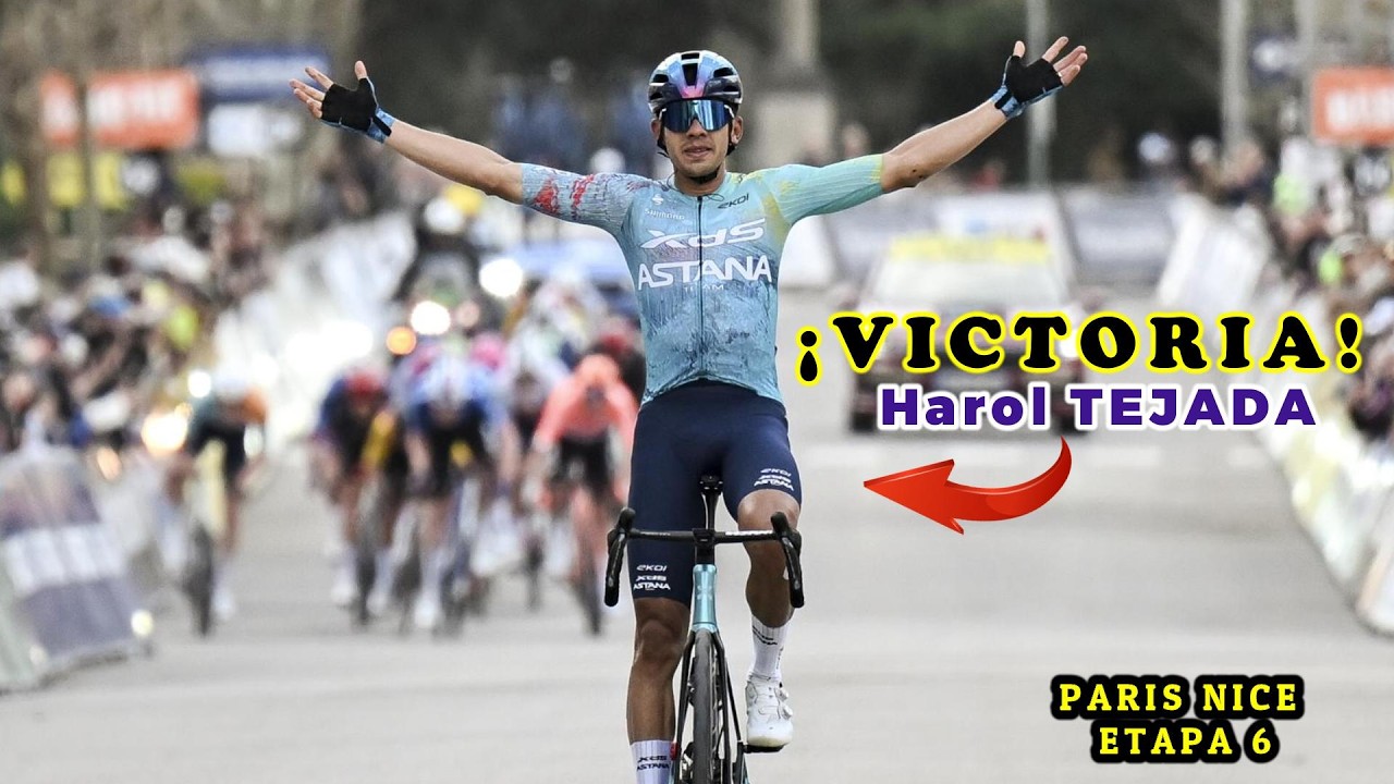 Harold Tejada🏆🇨🇴EMOCIONANTE VICTORIA🚀🥳ETAPA 6 Paris Nice 2026🇫🇷 👉Entrevista y CLASIFICACIONES!!!