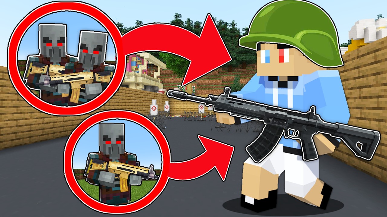 I Became The Best SOLDIER To Save The City In Minecraft