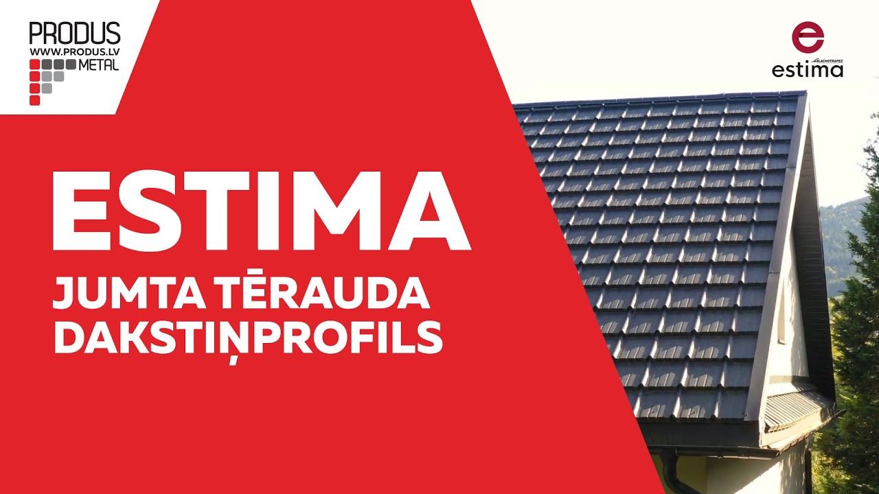 Produs Estima Blachotrapez Metāla jumti Tērauda jumti Metāla jumtu segumi Skārda jumtu segumi