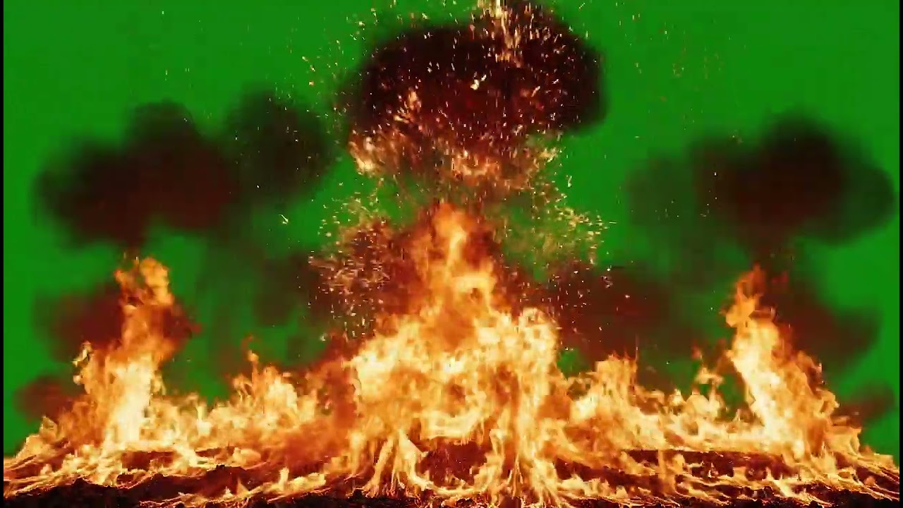 Dynamic Fire Animation Overlay for Epic VFX Edits - No Copyright