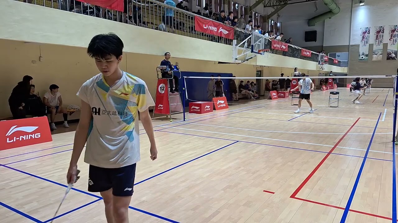 2026李寧中國醫大盃 大專男單8強 僑光科大 OWO 林奕誠 vs 臺中科大 周育群
