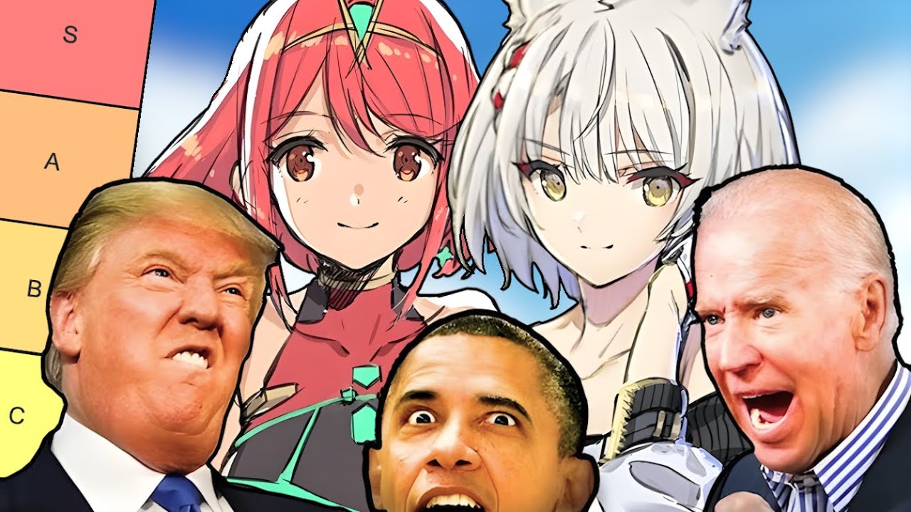 US Presidents Rank XENOBLADE Waifus | TIER LIST