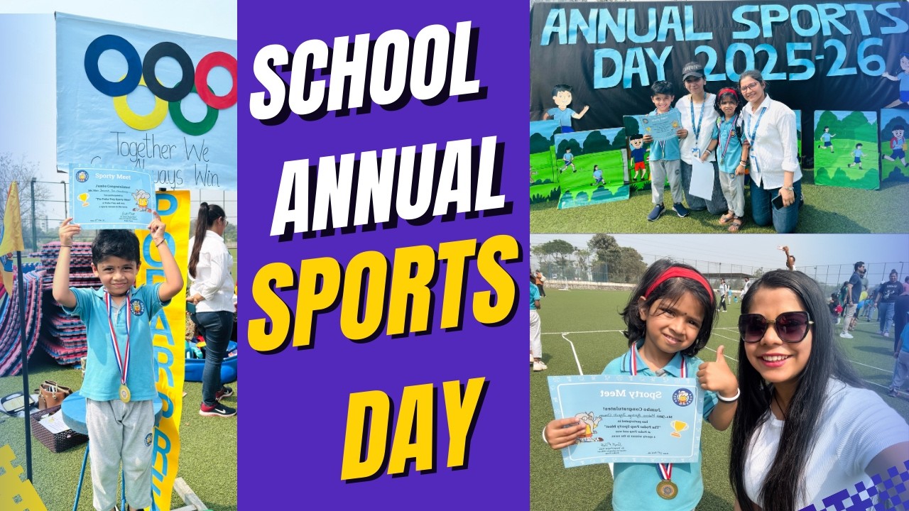 Annual Sports Meet | Future Stars on the Field: School Sports Day Fun | Moment with Manasi