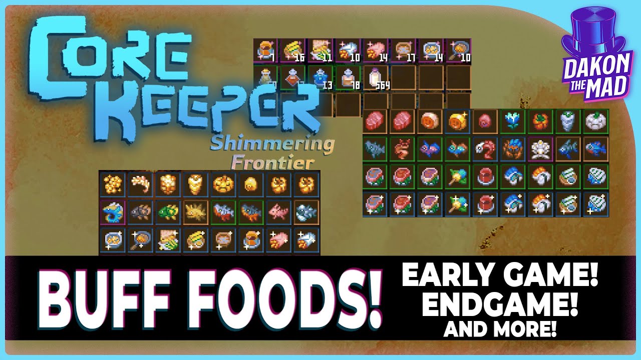 Core Keeper EA | Buff Foods! Early and Endgame! Potions!