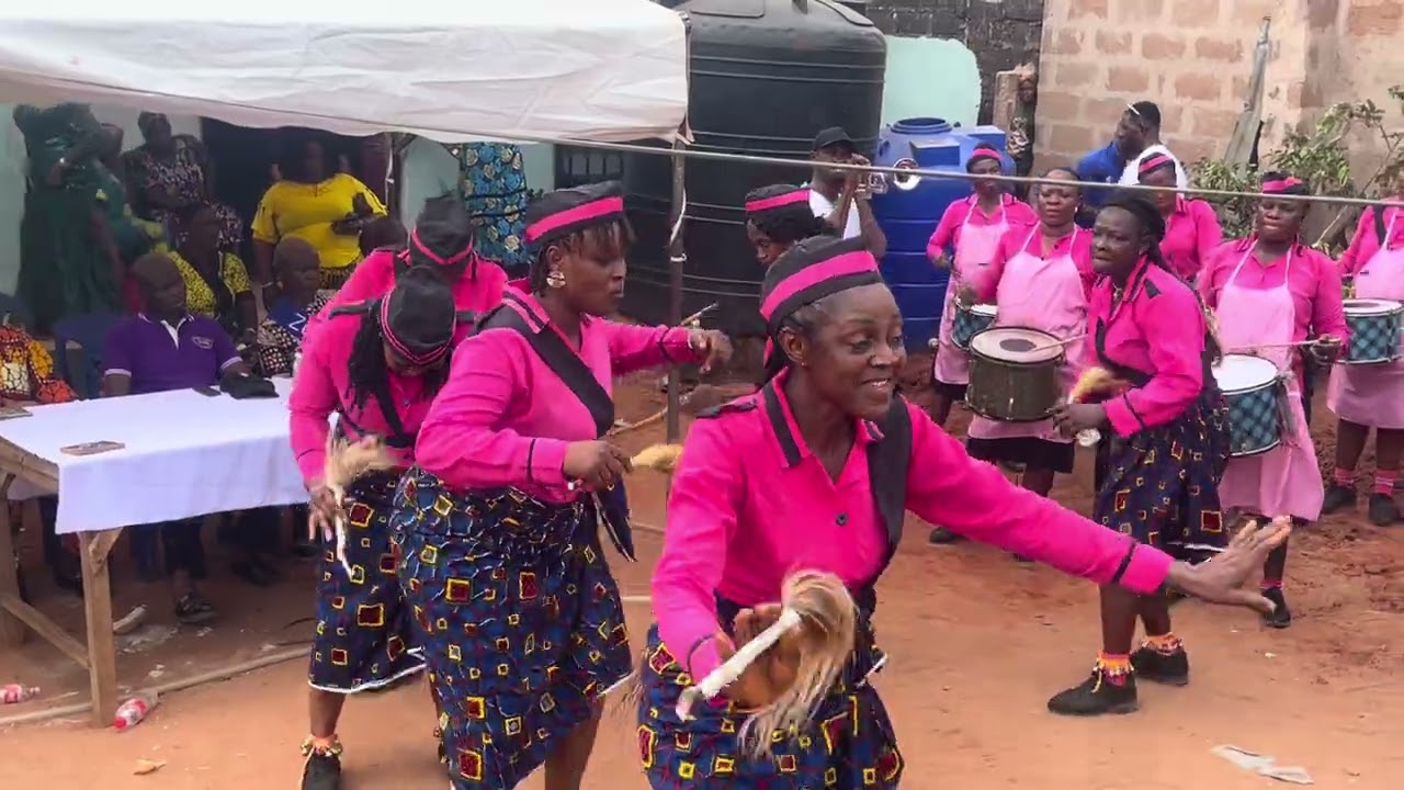 The band Group did a little dance for us