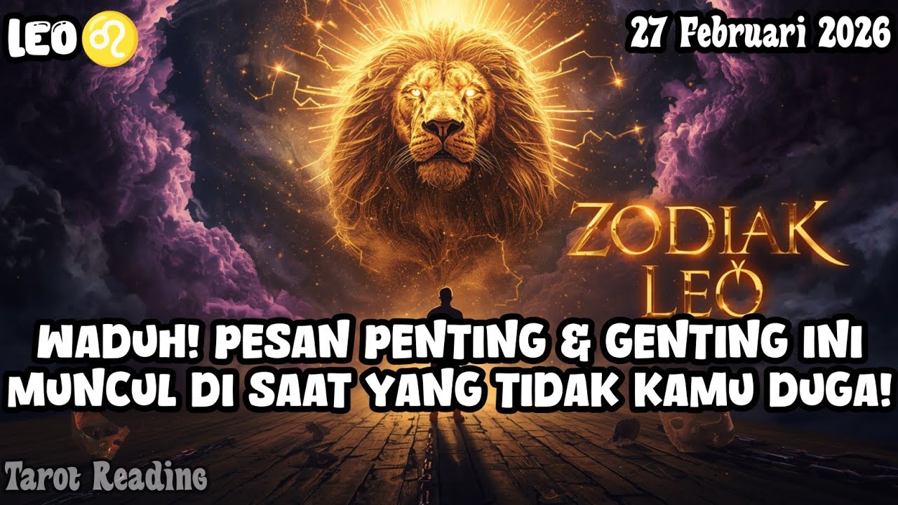 Leo♌ Waduh! Pesan Penting & genting Ini Muncul di Saat yang Tidak Terduga Hari Ini - Mata Zodiak