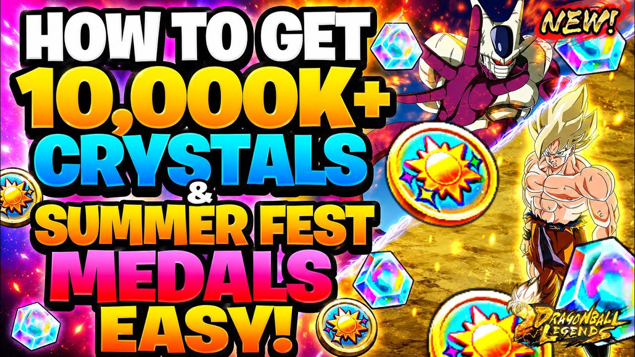 🔥 Как получить 10 000+ кристаллов хроно + медали Summer Fest премиум БЫСТРО + ПРОСТО (Dragon Ball...