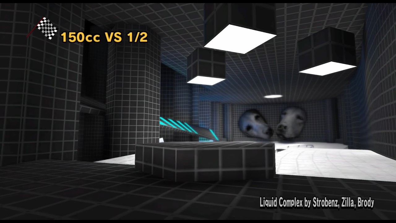 [MKWii] Beautiful new custom course - Liquid Complex!