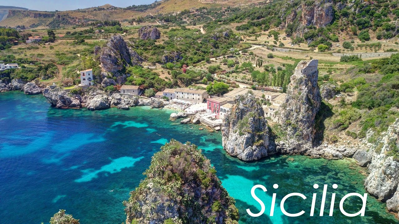 Sicilia - Sicily 4k drone ( Mondello - Scopello - Riserva dello Zingaro - Favignana - Erice )