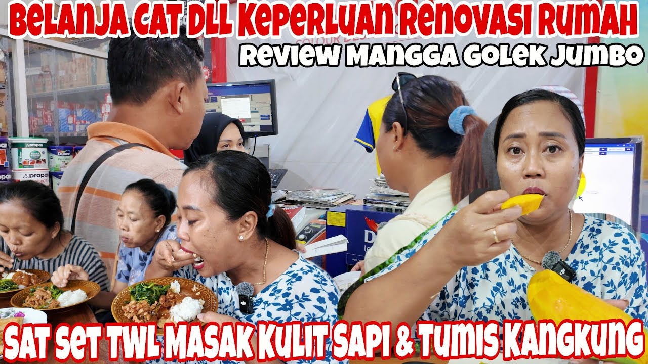 BELANJA CAT DLL WAKTU NYA RENOVASI RUMAH‼️HIJAN