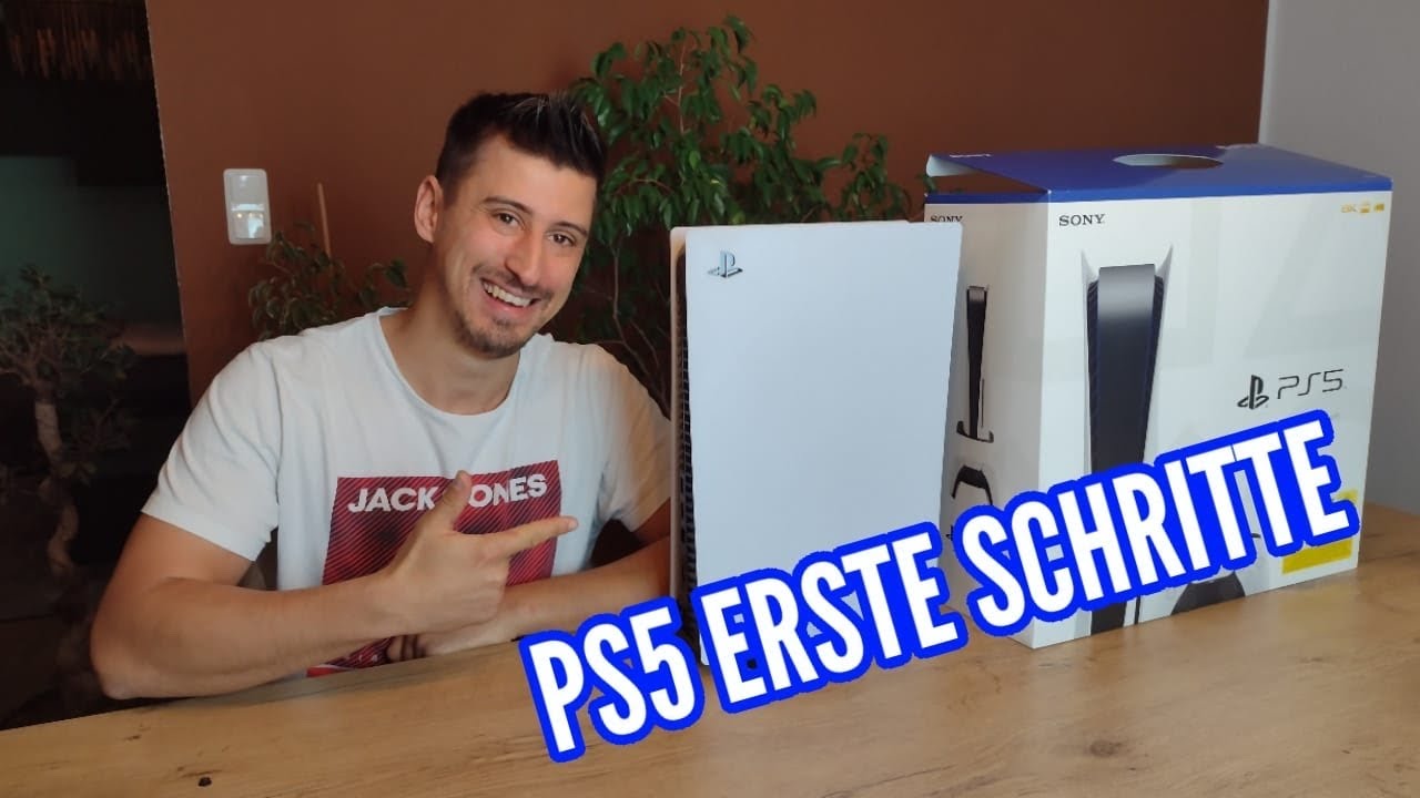 PlayStation 5 anschließen und einrichten Inbetriebnahme Sony PS5 Installation Erste Schritte