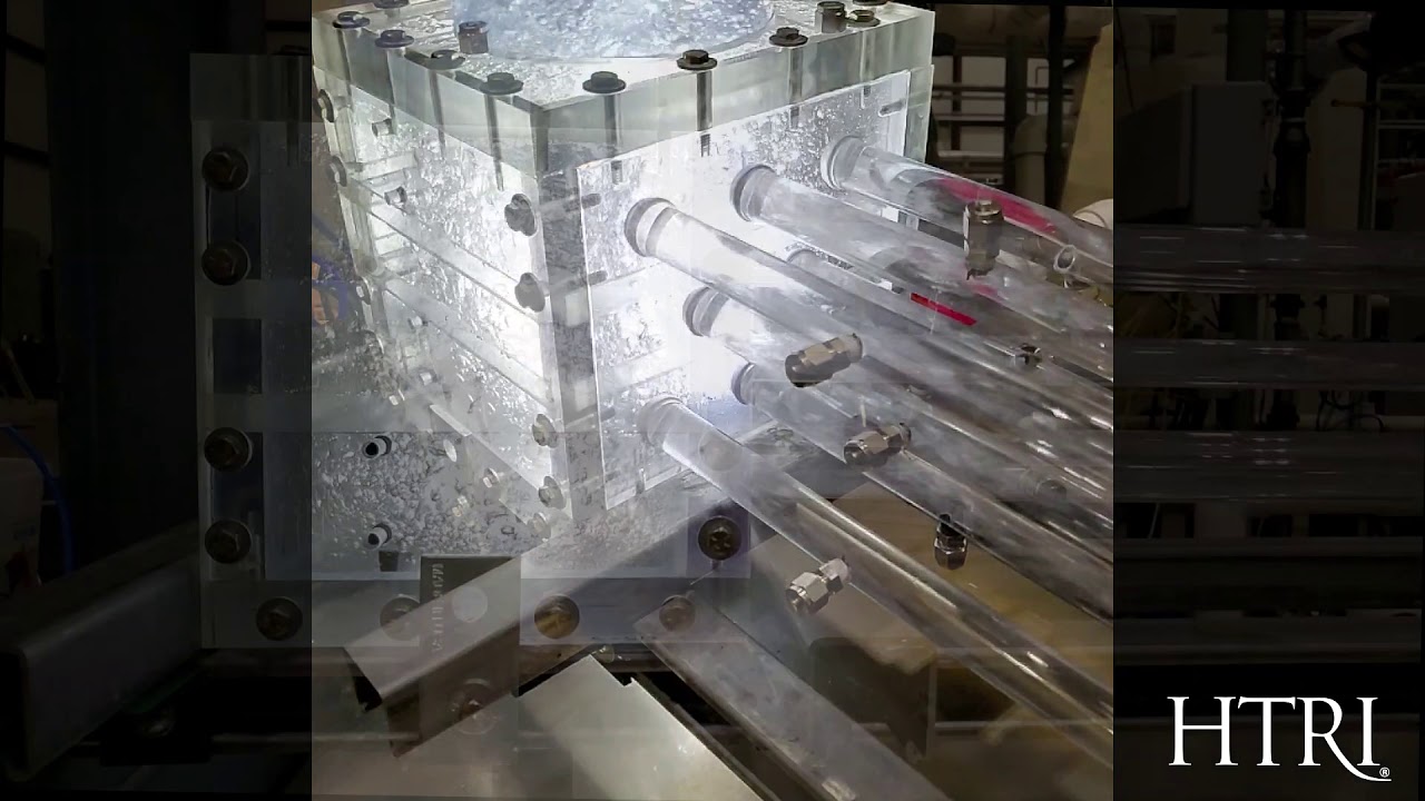 Video of two-phase flow in air-cooled heat exchanger&mdash;HTRI