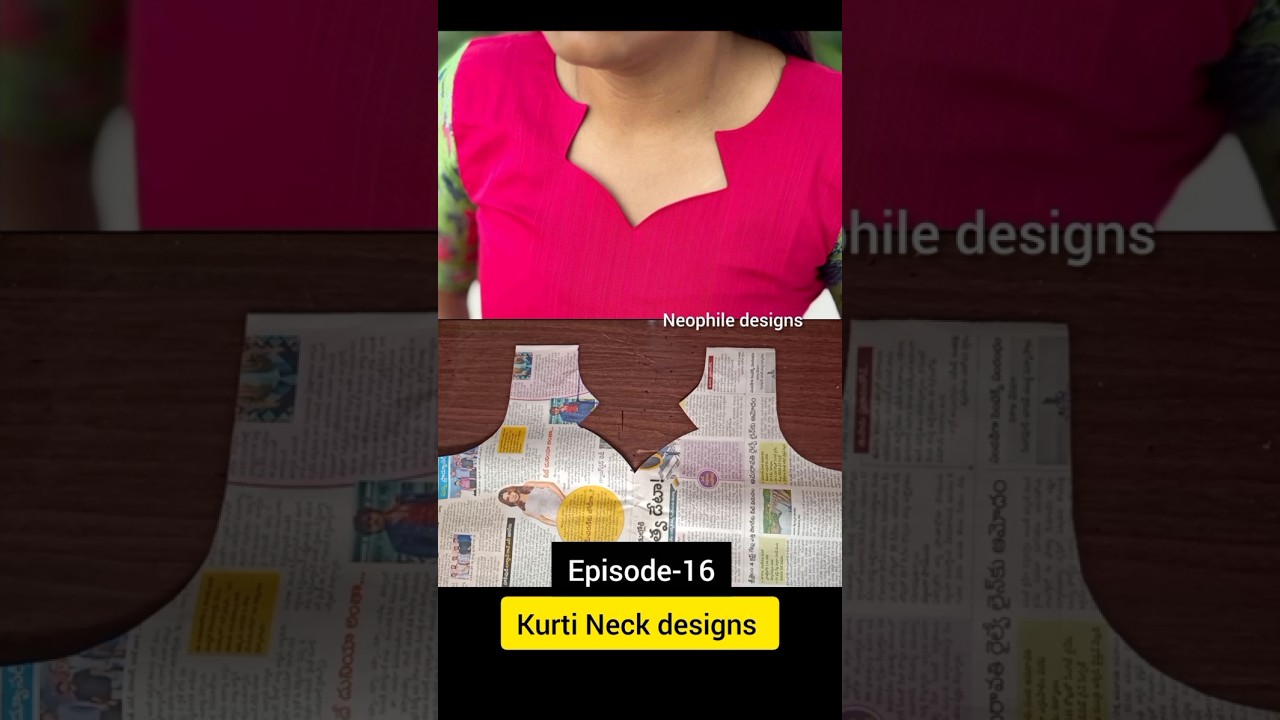 Episode-16 Kurti Neck designs || By Neophile #neophiledesigns #kurtineckdesigns #fashion #trending