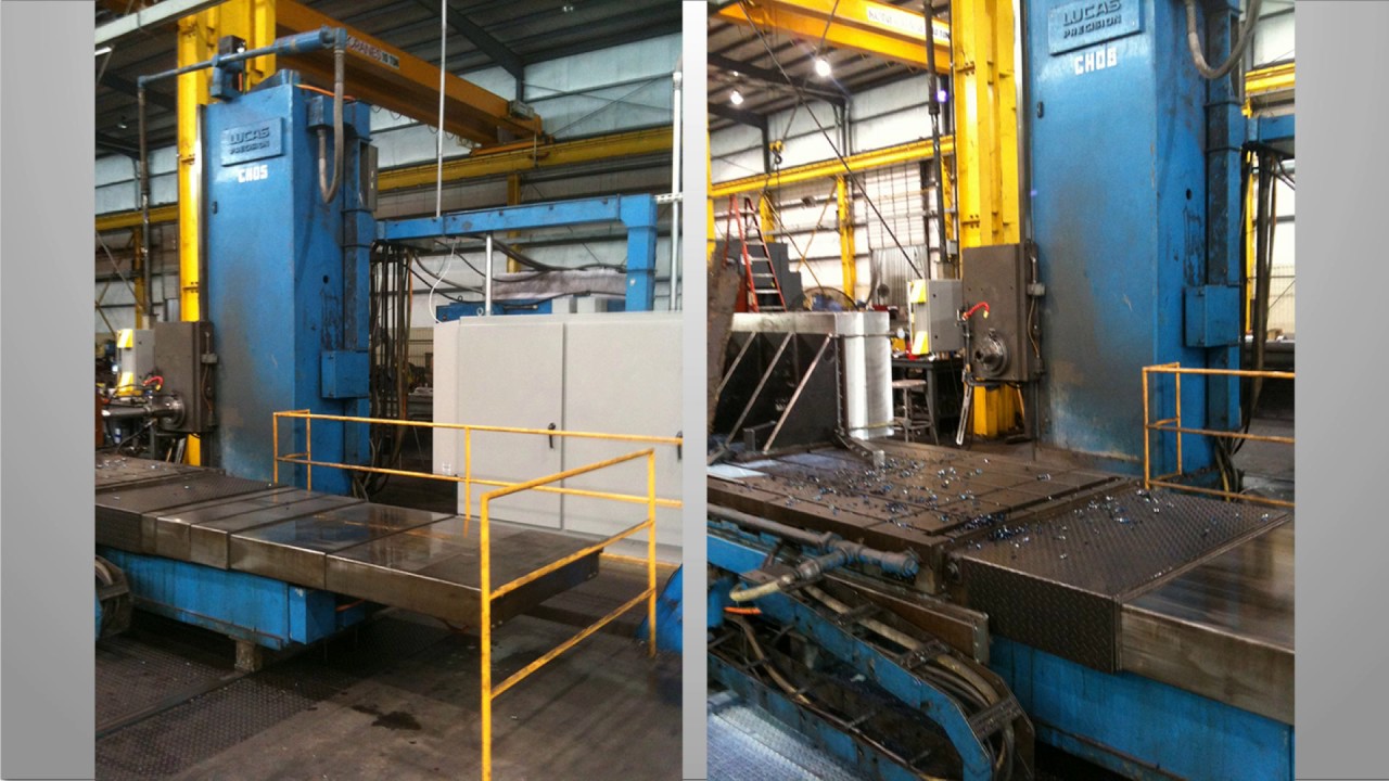 Lucas Horizontal Boring Mill 30T & 40T: NUM CNC Retrofit