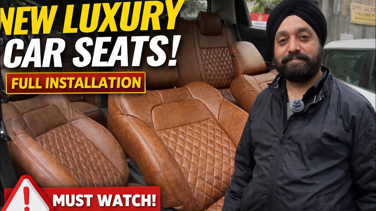 Normal Car ko Luxury Bana Diya 😍 | Seat Cover Installation