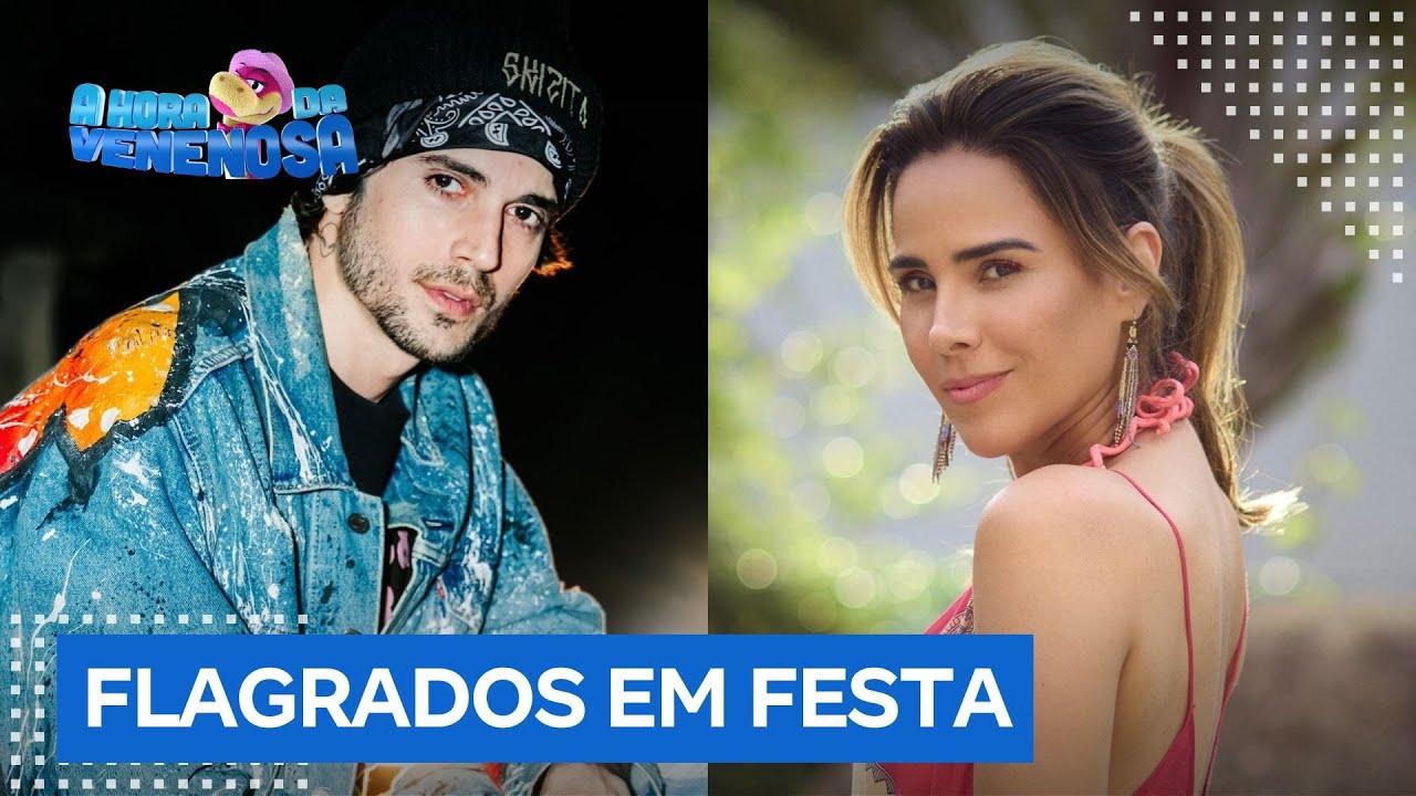 Fiuk é flagrado trocando carinhos com Wanessa Camargo em festa