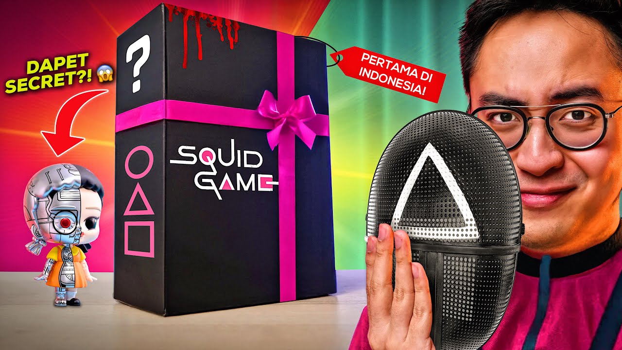 UNBOXING MYSTERY BOX SQUID GAME PERTAMA DI INDONESIA! KIRA-KIRA APA YA ISINYA? 😱