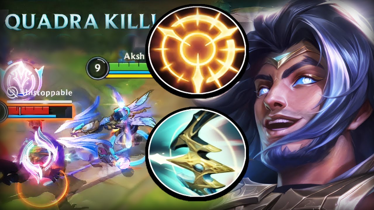 New On-Hit Akshan Build is Broken? (100% Performance & Damage) - Build & Runes - Wild Rift Gameplay