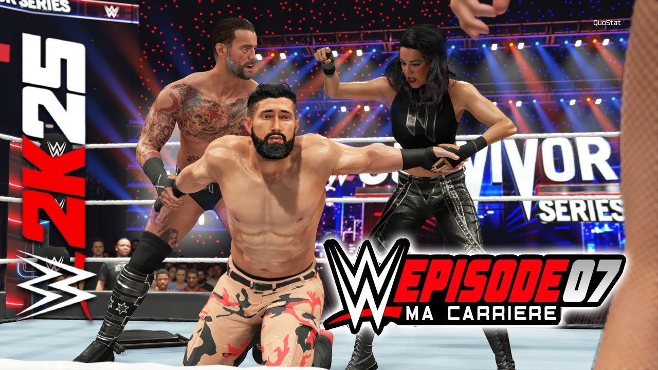 WWE 2K25 MA CARRIÈRE #7 - JE PARTICIPE AUX SURVIVOR SERIES