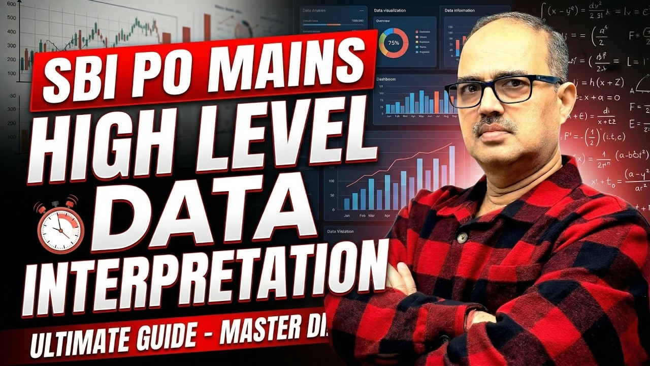 High Level Data Interpretation 🔥 SBI PO Mains 2026 | DI Tricks + Speed Strategy | Amar Sir LIVE