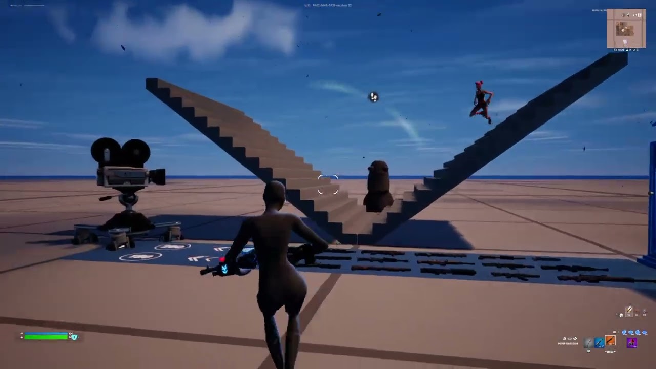 1st week bck on fortnite  1v1