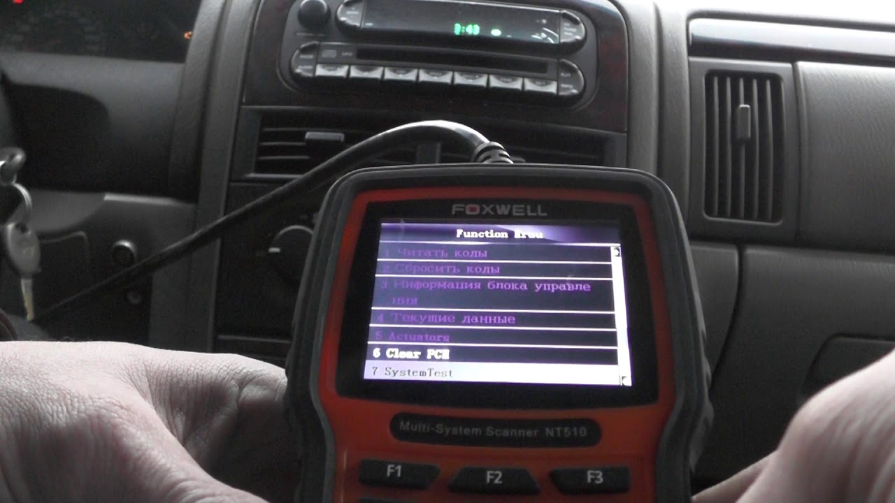 Jeep Crand Cherokee WJ Диагностика сканером  от Foxwell